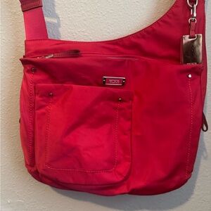 EUC TUMI Vibrant Pink Crossbody Bag